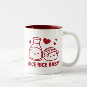 Rice Rice Baby Two-Tone Coffee Mug