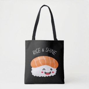Rice & Shine Kawaii Sushi tote bag