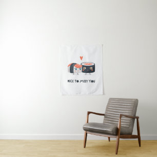 Rice To Meet You Tapestry