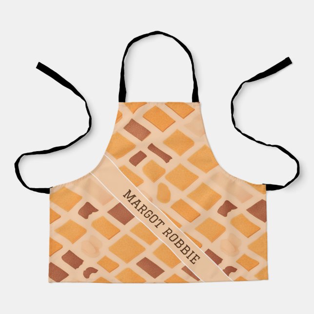 Rice treat Geometric Colourful Personalized Patter Apron (Front)