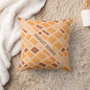 Rice treat Geometric Colourful Personalized Patter Throw Pillow