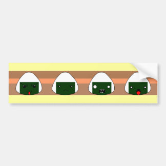 riceball  line bumper sticker