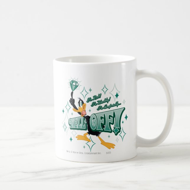Rich and Wealthy DAFFY DUCK™ Coffee Mug (Right)