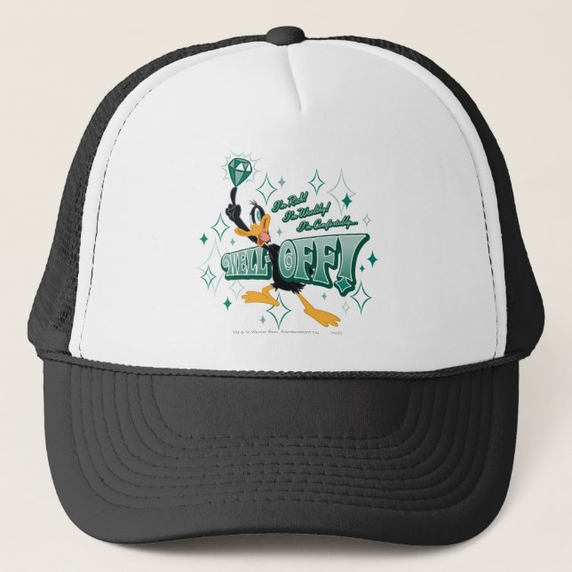 Rich and Wealthy DAFFY DUCK™ Trucker Hat (Front)