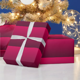 Rich Burgundy Wine Gradient Shades  Wrapping Paper
