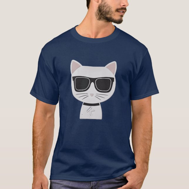 Rich Cat retro T-Shirt (Front)