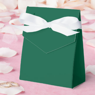 Rich Dark Green Favour Boxes