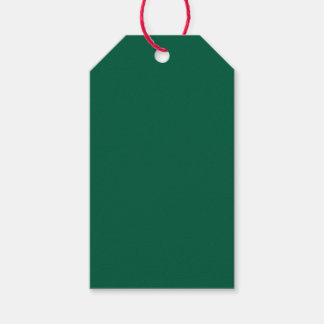 Rich Dark Green Gift Tags