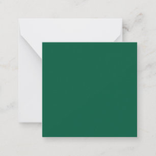 Rich Dark Green Note Cards