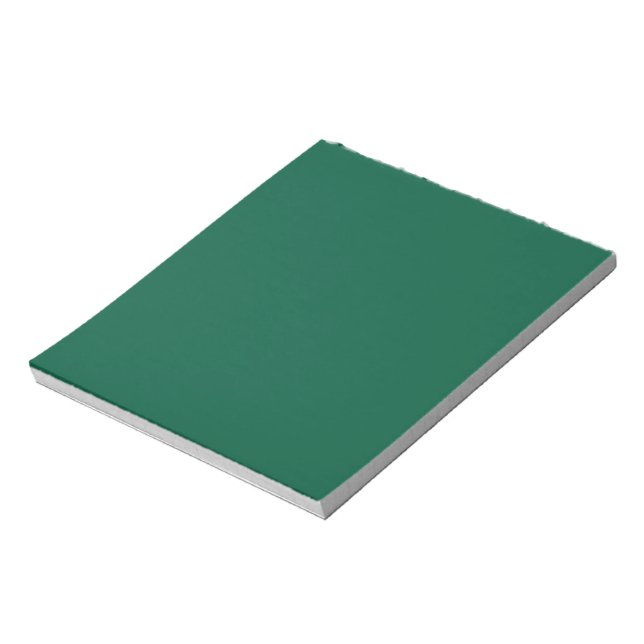 Rich Dark Green Notepad (Rotated)