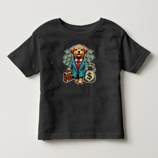 rich dog toddler t-shirt