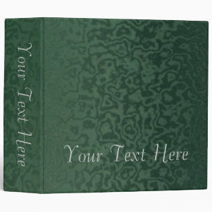 Rich Emerald Green Binder