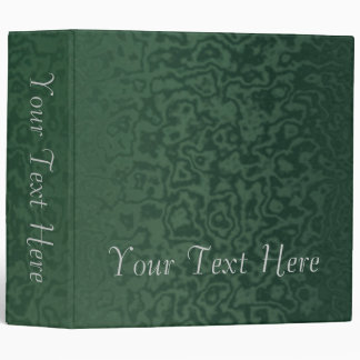 Rich Emerald Green Binder