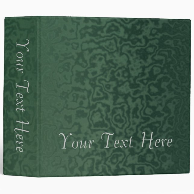 Rich Emerald Green Binder (Front/Spine)