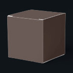Rich Espresso Favor Box<br><div class="desc">☕ Rich Espresso A bold and grounding shade, Rich Espresso draws its warmth from the deep richness of freshly brewed coffee. This luxurious brown sits at the intersection of comfort and sophistication—dark enough to anchor a design, yet warm enough to invite curiosity. Colour Meaning & Mood: Often associated with strength,...</div>