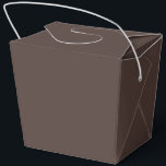 Rich Espresso Favor Box<br><div class="desc">☕ Rich Espresso A bold and grounding shade, Rich Espresso draws its warmth from the deep richness of freshly brewed coffee. This luxurious brown sits at the intersection of comfort and sophistication—dark enough to anchor a design, yet warm enough to invite curiosity. Colour Meaning & Mood: Often associated with strength,...</div>