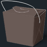 Rich Espresso Favor Box<br><div class="desc">☕ Rich Espresso A bold and grounding shade, Rich Espresso draws its warmth from the deep richness of freshly brewed coffee. This luxurious brown sits at the intersection of comfort and sophistication—dark enough to anchor a design, yet warm enough to invite curiosity. Colour Meaning & Mood: Often associated with strength,...</div>