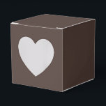 Rich Espresso Favor Box<br><div class="desc">☕ Rich Espresso A bold and grounding shade, Rich Espresso draws its warmth from the deep richness of freshly brewed coffee. This luxurious brown sits at the intersection of comfort and sophistication—dark enough to anchor a design, yet warm enough to invite curiosity. Colour Meaning & Mood: Often associated with strength,...</div>