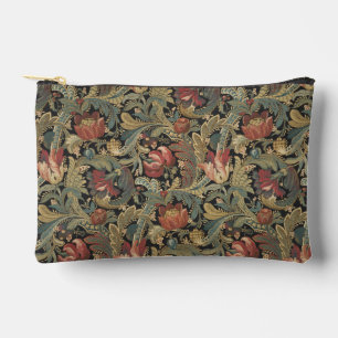 Rich Floral Tapestry Brocade Antique Classic Accessory Pouch