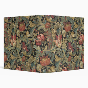 Rich Floral Tapestry Brocade Antique Classic Binder