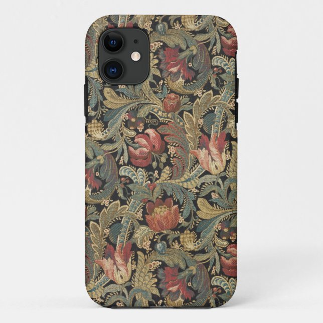 Rich Floral Tapestry Brocade Antique Classic Case-Mate iPhone Case (Back)