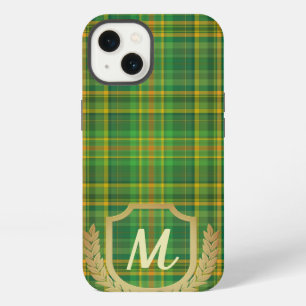 Rich Green Tartan (Plaid) Custom iPhone 13 Case