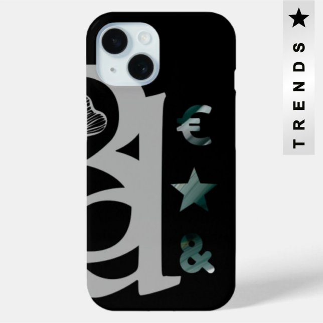 RICH iPhone Cases Trend Abstract Black White Green (Creator Uploaded)