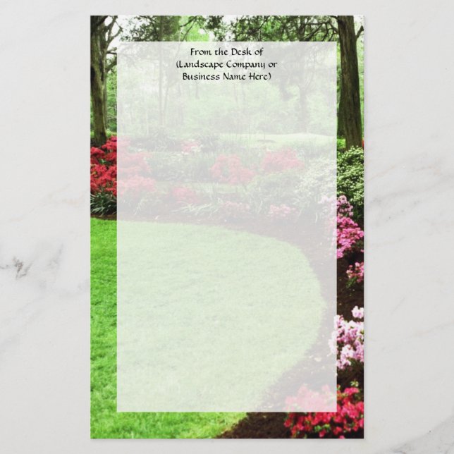 Rich Landscape Lawn Care Business Stationery (Front)