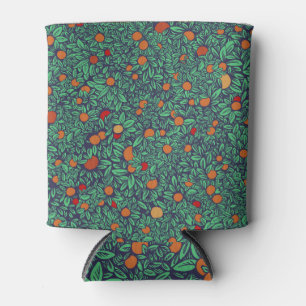 Rich Orchard: Vintage Tree Pattern. Can Cooler