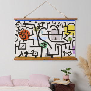 Rich Port (a travel picture, 1938) by Paul Klee Hanging Tapestry
