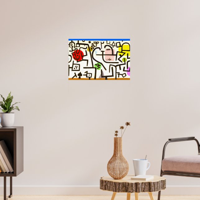 Rich Port Abstract Art Poster (Living Room 3)