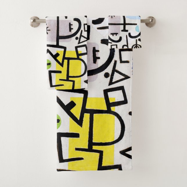 Rich Port, Paul Klee Bath Towel Set (Insitu)