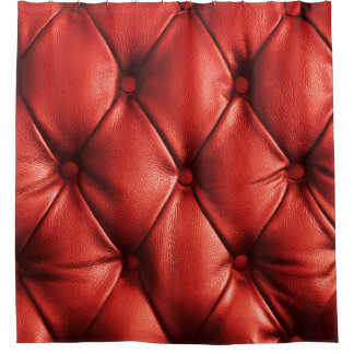 Rich Red Leather: Luxury Textured Detail