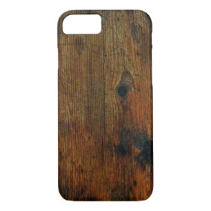 Rich red old realistic look wood OtterBox iPhone c Case-Mate iPhone Case