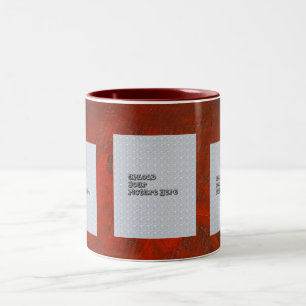 Rich Red Photo Mug Template