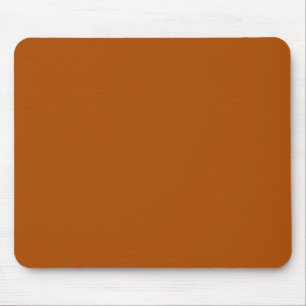 Rich sienna brown colour ready to customize mouse pad