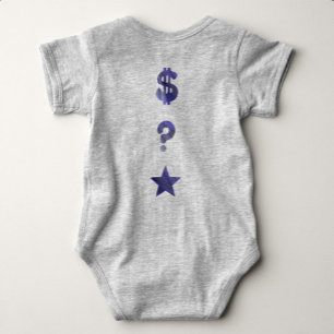RICH Trend Abstract Lavender Violet Baby Bodysuit