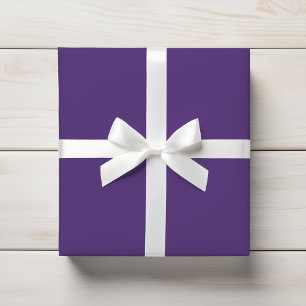 Rich Violet Amethyst Purple Solid Colour Wrapping Paper