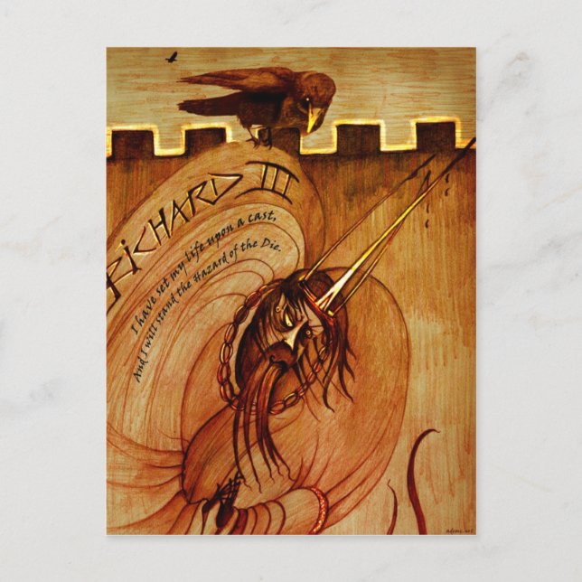 'Richard 3rd' postcard (Front)