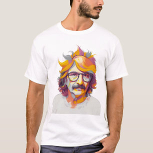 Richard Brautigan Orange T-Shirt