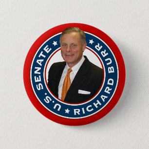 Richard Burr U.S. Senate 2 Inch Round Button