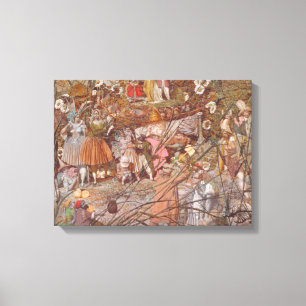 Richard Dadd - The Fairy Feller's Master-Stroke Canvas Print