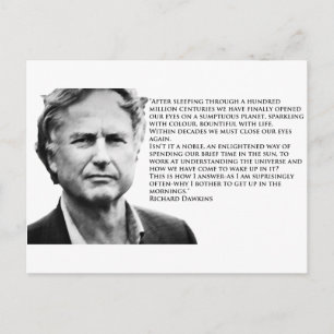 Richard Dawkins Postcard