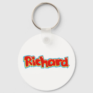 Richard graffiti keychain