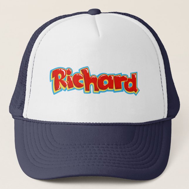 Richard graffiti trucker hat (Front)