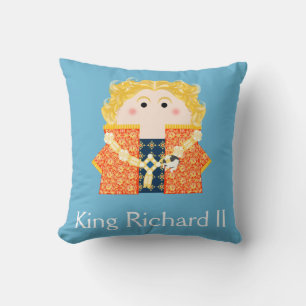Richard II King of England Throw Pillow