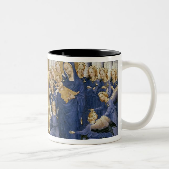 Richard II Presented to the Virgin and Child Two-Tone Coffee Mug (Right)