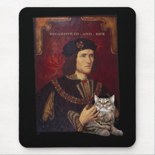 Richard III and his cat Mouse Pad