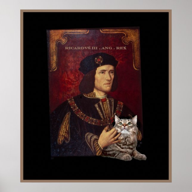 Richard III and his cat Poster (Front)