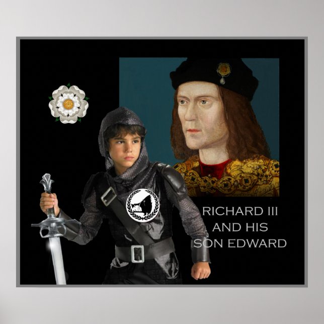 Richard III and his son Edward Poster (Front)